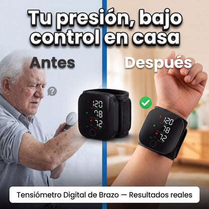 Tensiómetro Digital de Brazo - antes y después