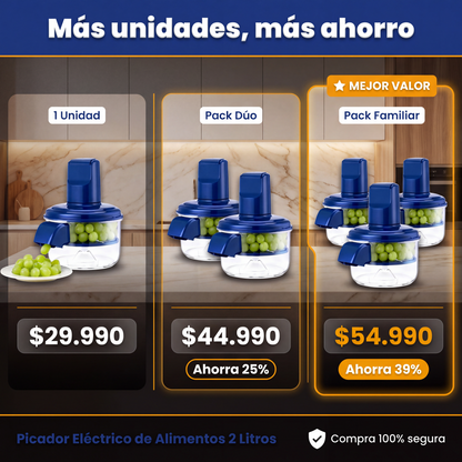 Packs disponibles del Picador Eléctrico
