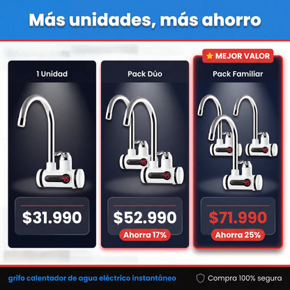 Packs y precios del Grifo Calentador