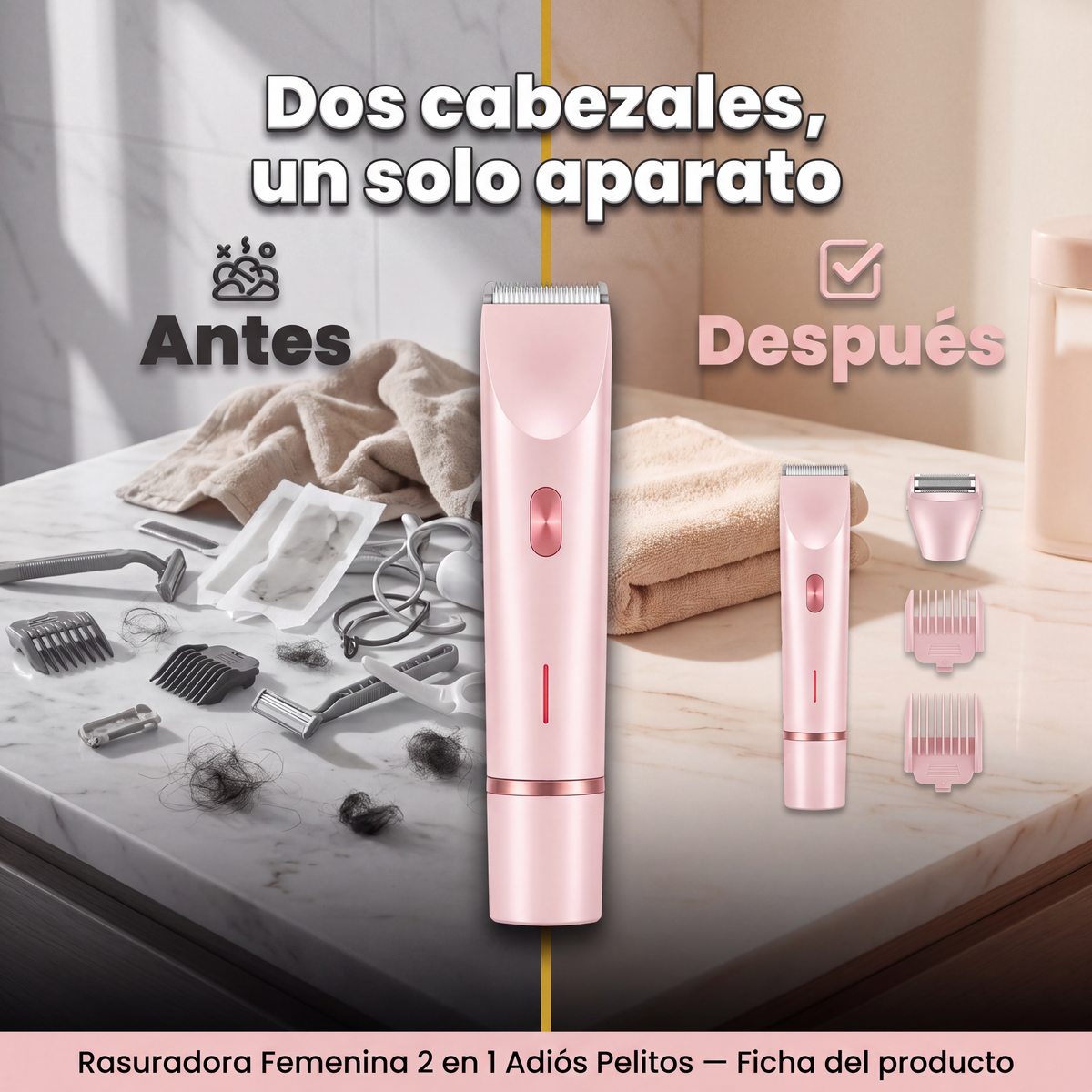 Rasuradora Femenina — un solo aparato