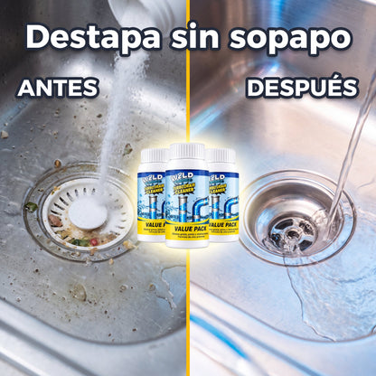 Destapa sin sopapo