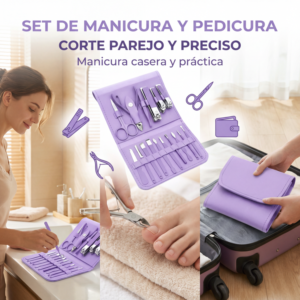 Set de Manicura y Pedicura