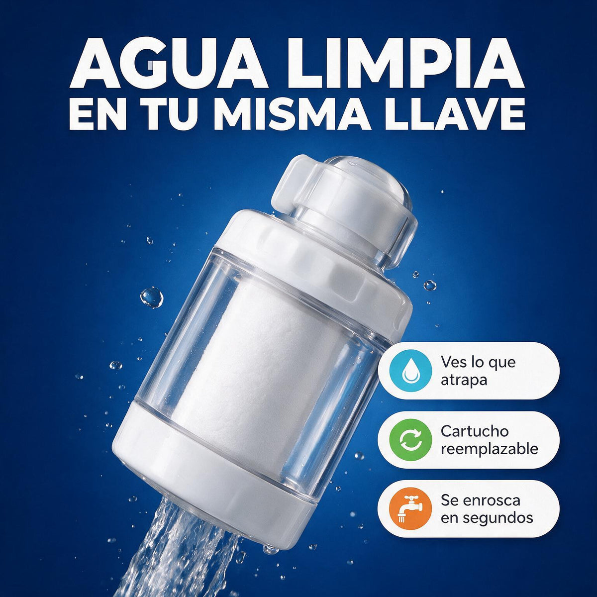 Filtro de Agua Transparente - upsell Grifo Calentador