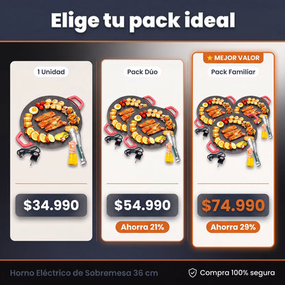 Horno Eléctrico 36cm - oferta