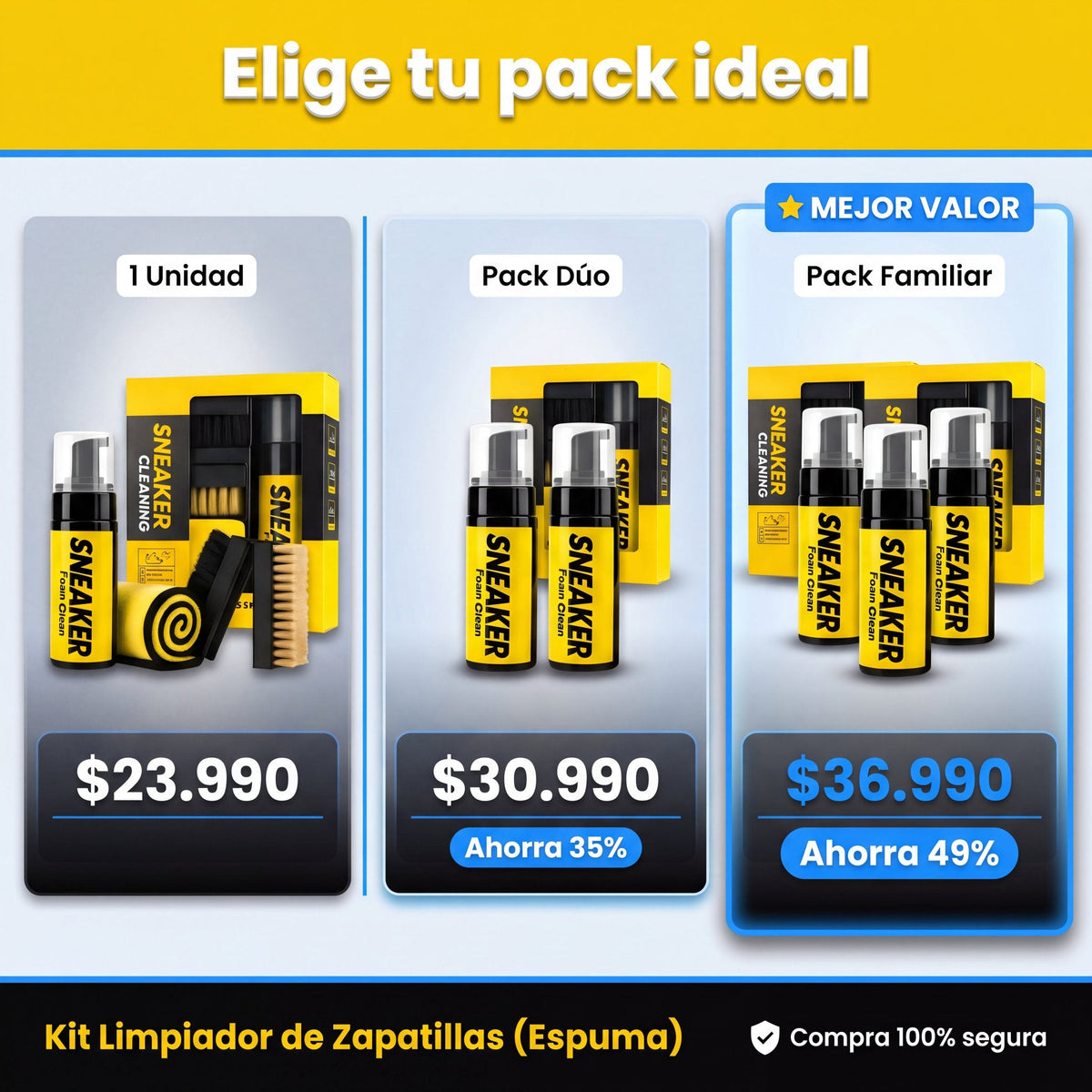 Kit Limpiador de Zapatillas (Espuma) - oferta