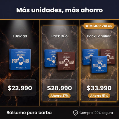 Oferta Bálsamo para Barba