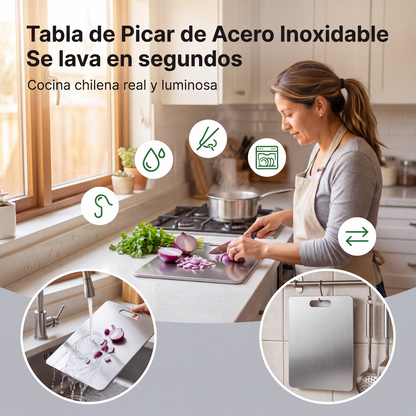 Tabla de Picar de Acero Inoxidable
