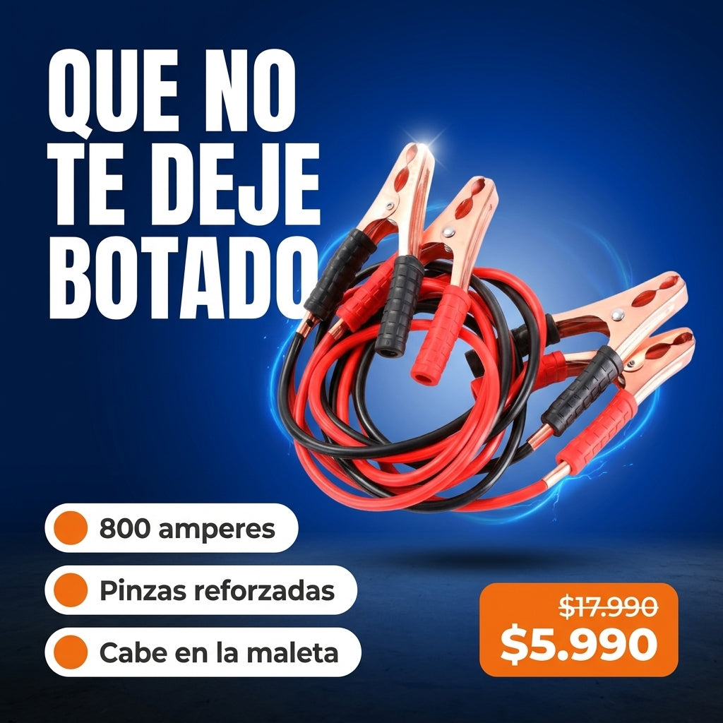 Cable puente auxiliar 800 AMP en oferta