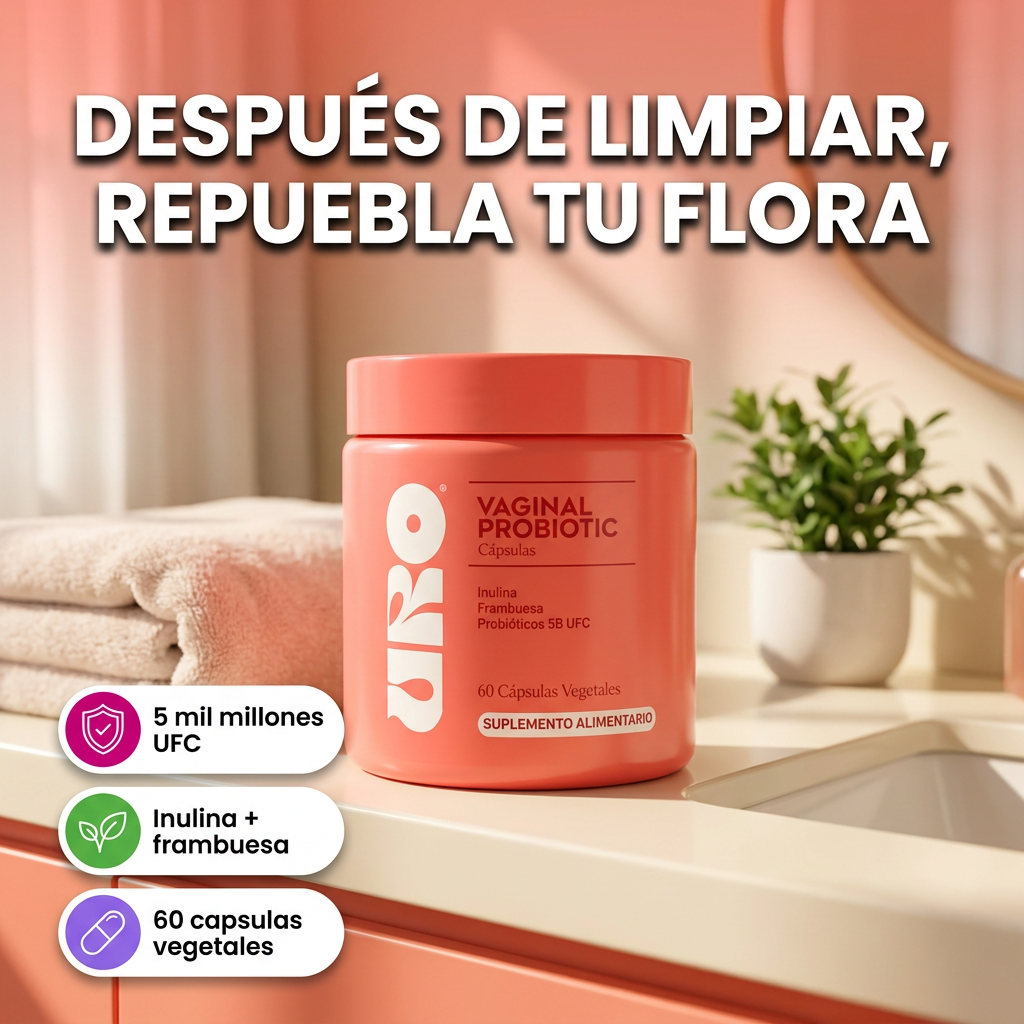URO Probiotico Vaginal 60 Capsulas