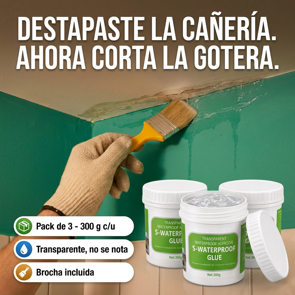 Pack 3 Sellador de Goteras 300g